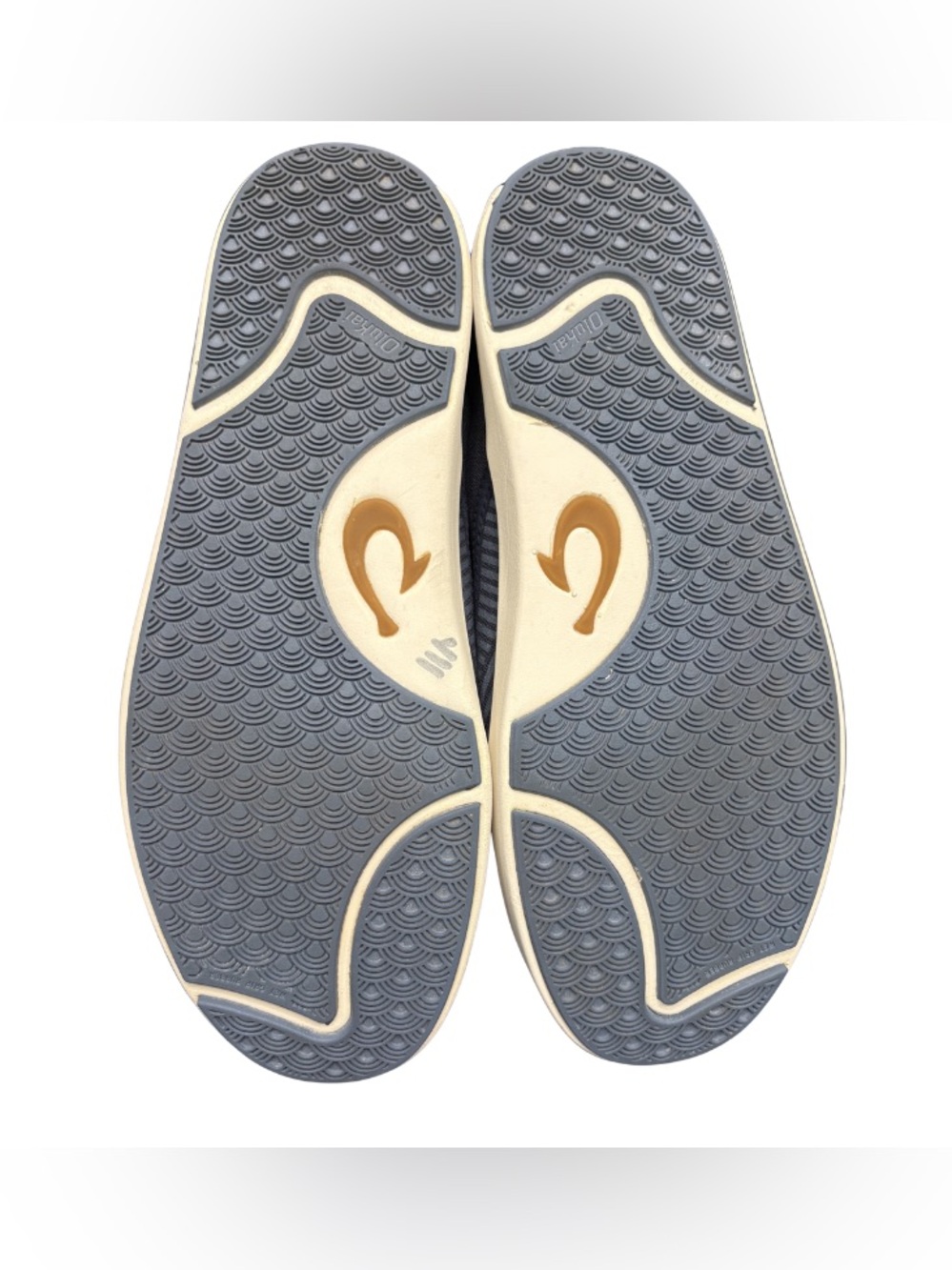 OluKai Blue Striped Slip-On Sneakers - Picture 7 of 8
